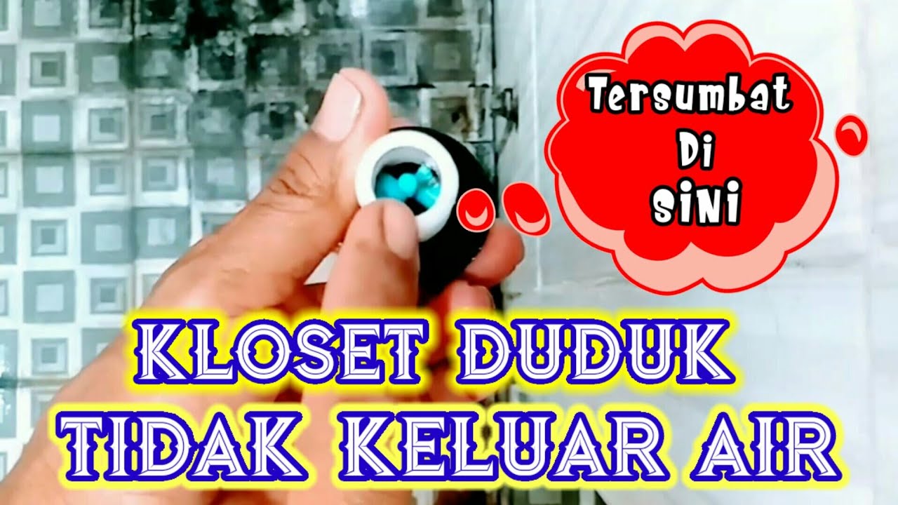 Perbaiki Kloset Duduk Tidak Keluar Air || Kloset Duduk Toto Tidak