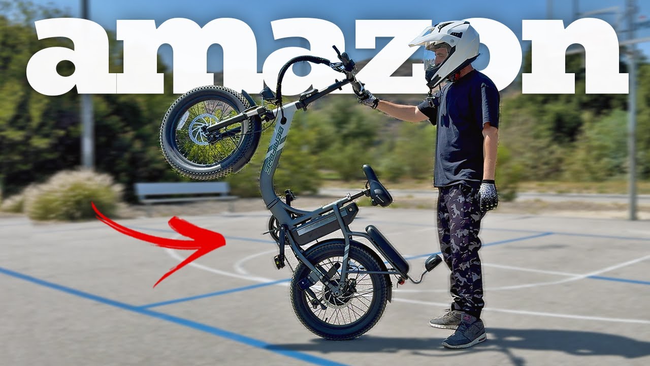 The Folding Commuter eBike From Amazon | Luckeep C23 Review - YouTube