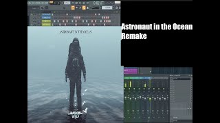 Masked Wolf -- Astronaut in the Ocean Instrumental Remake FL Studio Tutorial (Free FLP)