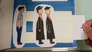 Graduation slider card