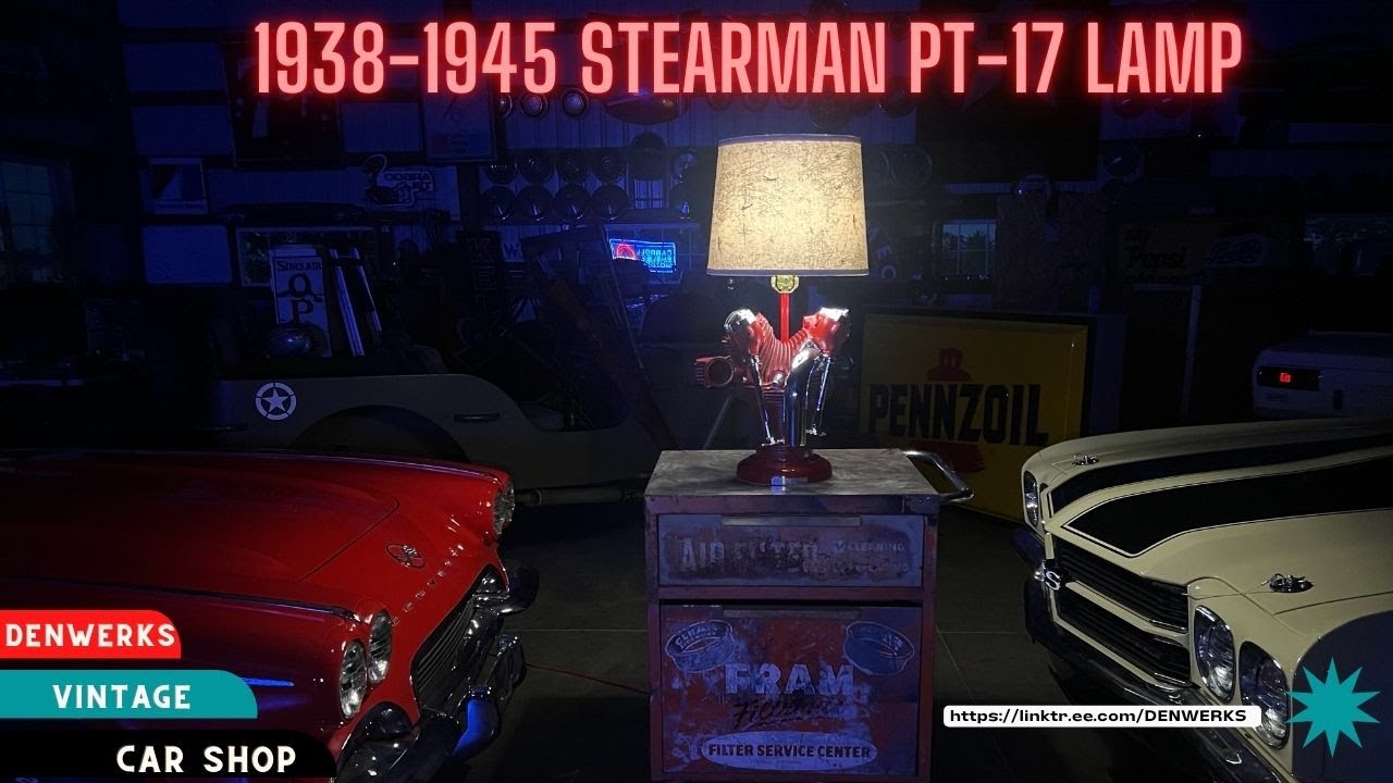 1938-1945 Boeing Stearman PT17 Lamp - Denwerks - BaT