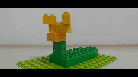 How to build a Slug from building blocks (LEGO, duplo, LEPIN, DIY, large blocks)