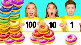 100 Layers of Food Challenge | Tasty Kitchen Recipes by HAHANOM Challenge