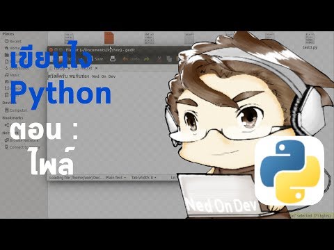 เขียนไงPython ตอน : ไฟล์