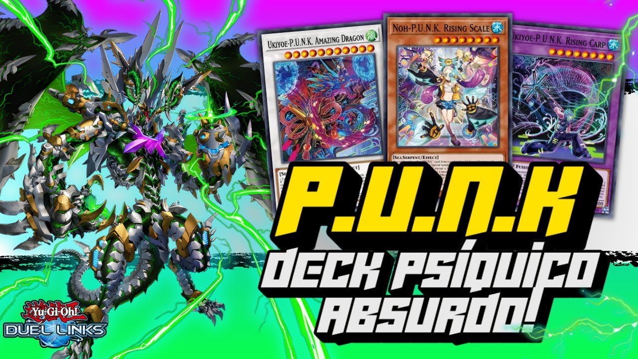 Eu pensei que despia jantava esse deck...É o contrário! Aprenda a jogar com deck de P.U.N.K!