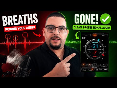 How to remove breaths from live streaming or live recording? #debreath #PSE #waves