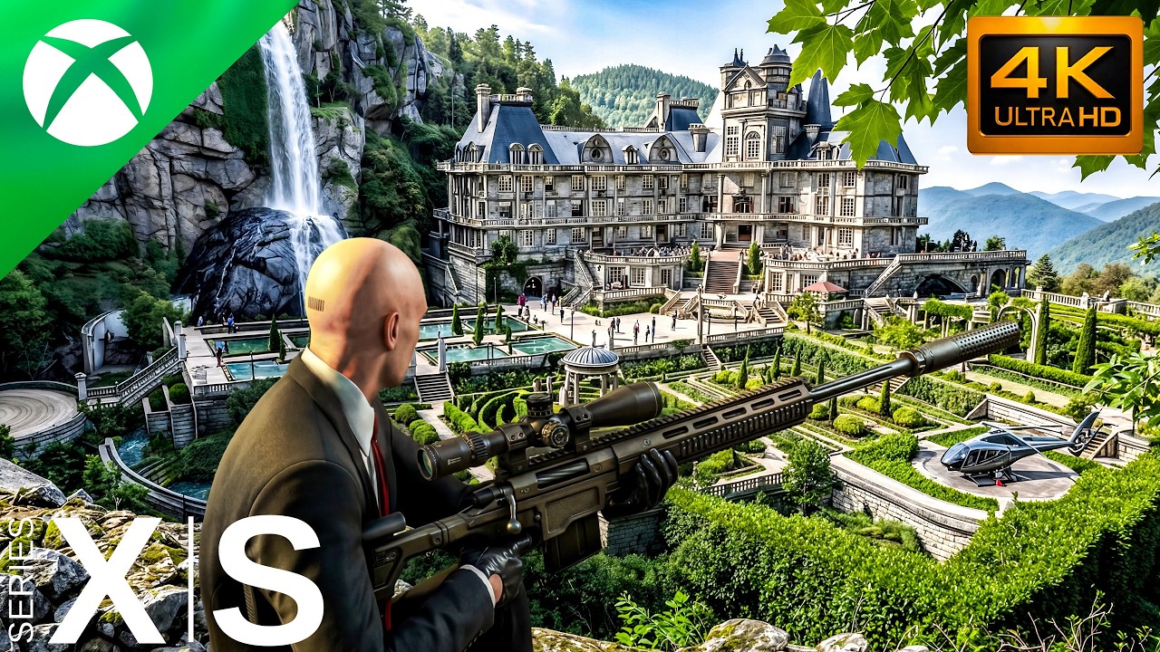 SNIPER GHOST in HITMAN 3 (One Shot, One Kill) Realistic ULTRA Graphics Gameplay (4K 60FPS) XBOX X