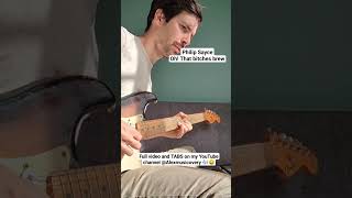 Philip Sayce - Oh that bitches brew guitar cover/ lesson @AlexMusicOvery