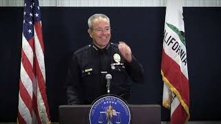 Media Availability with LAPD Chief Moore - December 12, 2023