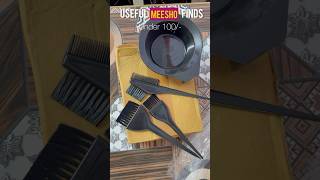 Parcel no. 3 Hair coloring dye brushes with bowl.. under 100/- #meeshofinds #haircoloring #brush