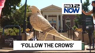Wildwood Follow the Crows public art trail in Portland celebrates LAIKA s new film