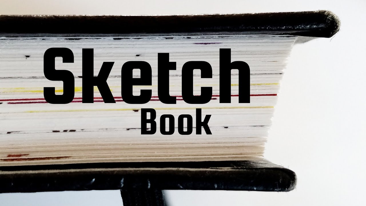 Flipping Through One of My Old Sketchbooks - YouTube