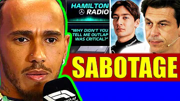 Hamilton EXPOSES Mercedes Russell BIAS! 🗣️