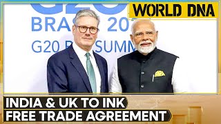Indian PM Arrives In London, Free Trade Deal Expected Today | WION | World DNA