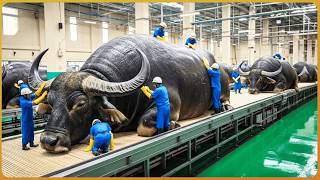 The Amazing Water Buffalo Farming System Powered by Modern Technology