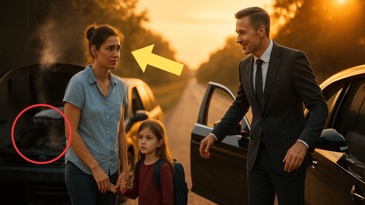 Samohrana majka moli stranca za prijevoz—nije znala da je on direktor milijunaš...