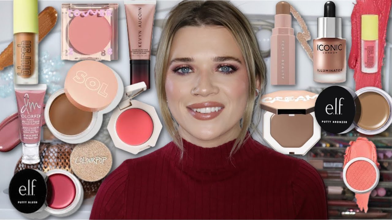 COLLECTION AND DECLUTTER!!!!!!! CREAM BRONZER, BLUSH AND HIGHLIGHTER. MY HOLY GRAIL PRODUCTS