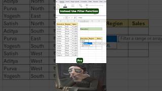 In This Short You Will Learn How to Excel Filter Function Works #excelfunctions #excelshorts
