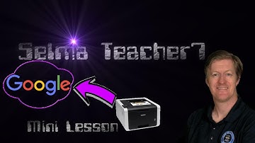 Setting Up a Printer with Google Cloud Print Part 2 mini lesson