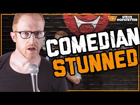 Comedian goes into crowd, gets surprised