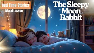 The Sleepy Moon Rabbit:😴 A Calming Bedtime Story for Kids | Little Dreamer