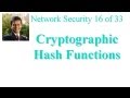 Cryptographic Hash Functions Lecture by Prof. Raj Jain π