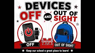 Monroe Elementary Devices Off and Out of Sight Policy-  updated 8/2026