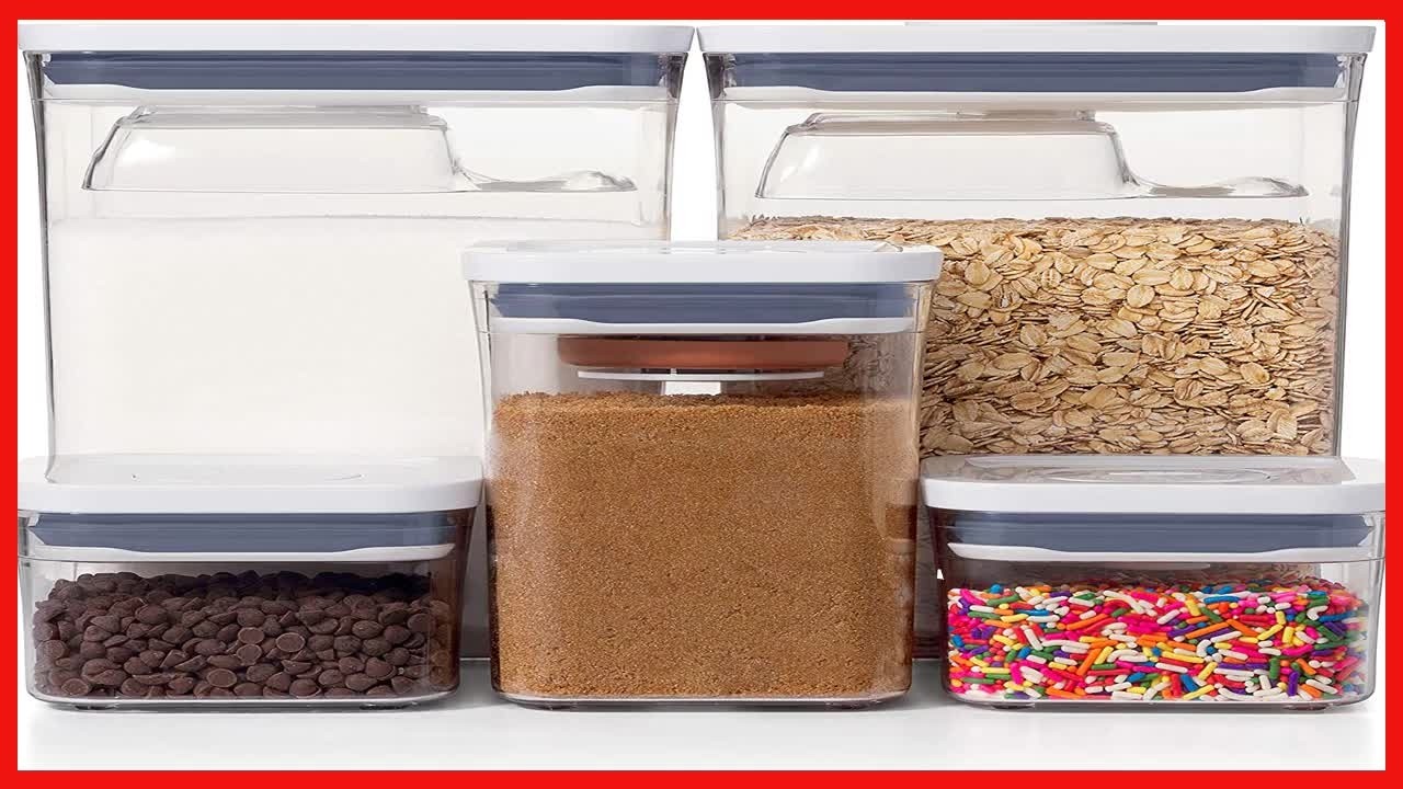 Oraghnized Ingeredients Keep Baking Ingredients Fresh and Organized with the POP Container Set ...