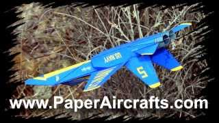 F-18 Updated Paper Airplane 3D Model