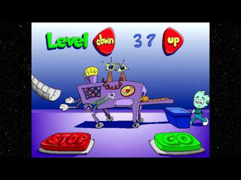 Pajama Sam Sock Works - Game Play Video - More Levels (31 - 42)