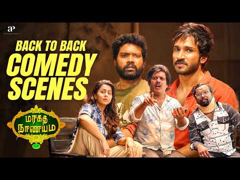 Maragadha Naanayam Comedy Scenes | Nikki Galrani Gives Adhi A Terrifying Shock! | Aadhi |Munishkanth