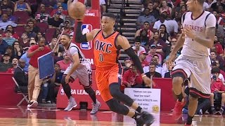 Russell Westbrook Threads the Needle AGAIN! | March 26, 2017