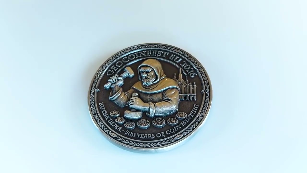 Geocoin for GeocoinFest Kutná Hora 2026