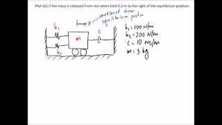 Underdamped Motion Example