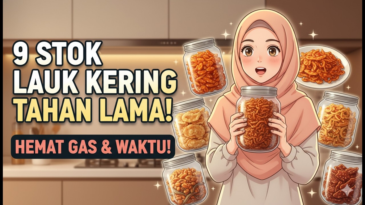 9 Stok Lauk Kering Tahan Lama: Solusi Hemat Gas & Waktu. Bulan Puasa Aman