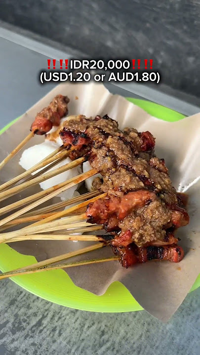 Finest Bali Street Food #bali #balistreetfood #balifood