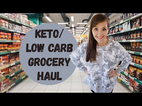 Low Carb/Keto Grocery Haul WITH Meal Plan - YouTube