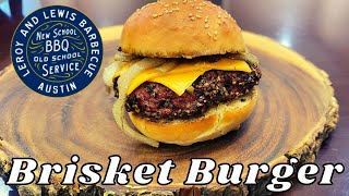 Ultimate Super Bowl Burger - The @LeRoyandLewisBBQ Burger
