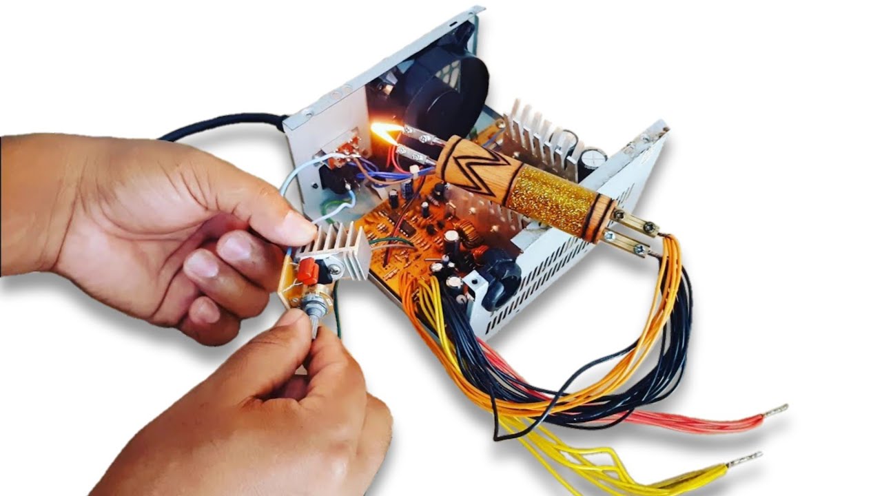 Como fazer pirógrafo com fonte ATX