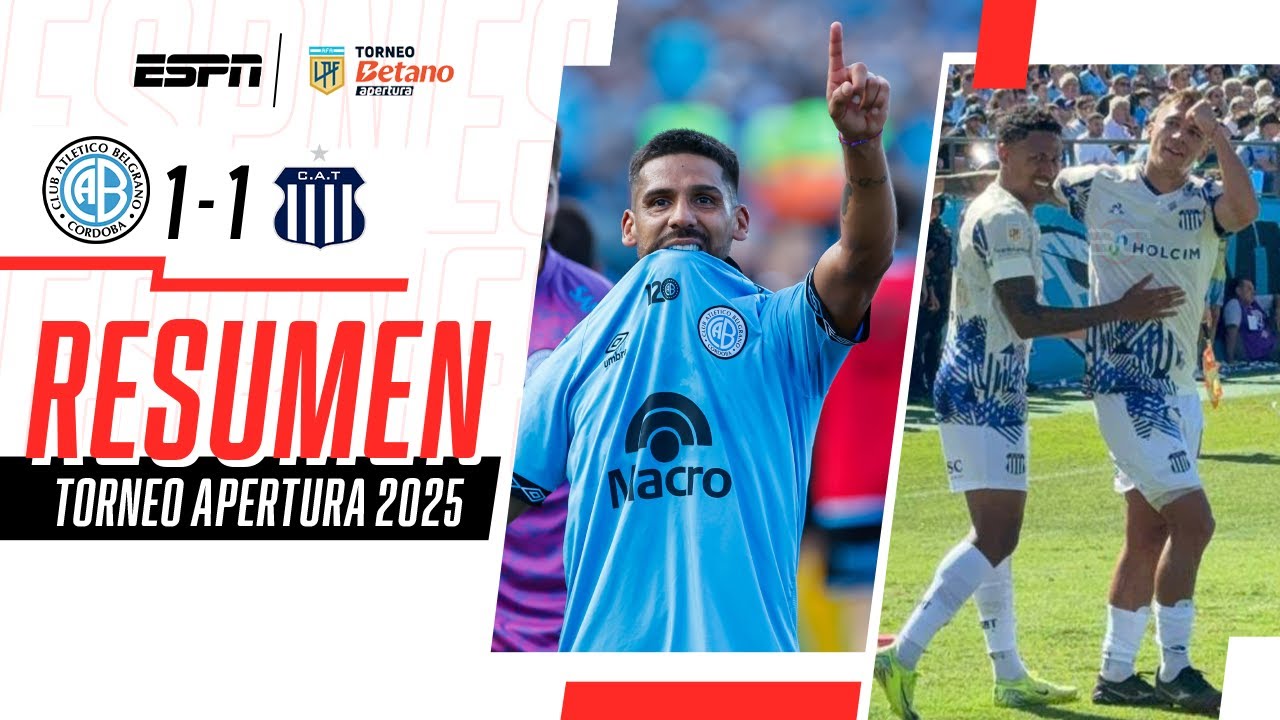 EL PIRATA Y LA T QUEDARON A MANO EN EL CLÁSICO CORDOBÉS | Belgrano 1-1 ...