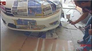 Lokal Boya Nasıl Yapılır - Bütün Aşamaları - Caddy Ön Tampon