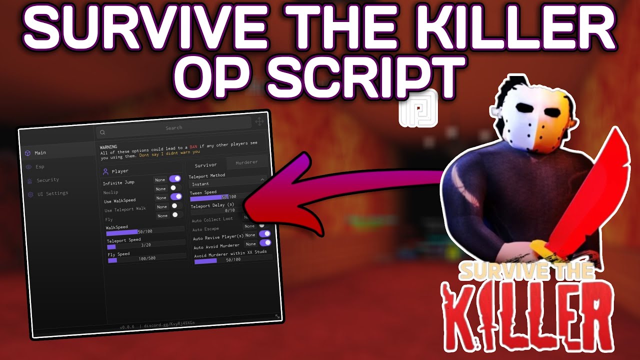 [НОВИНКА] 🔪Выживи после нападения убийцы! OP Script (2025) PASTEBIN - Автоматическая ферма | Авто...