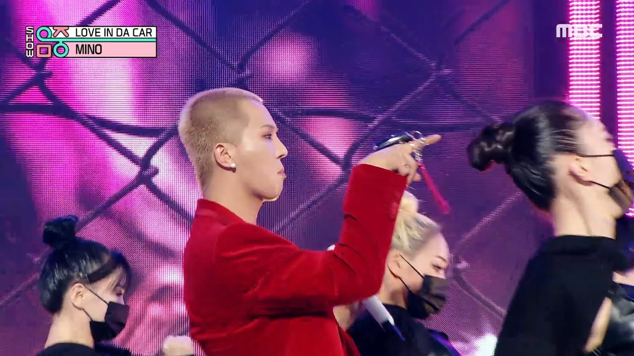 [쇼! 음악중심] 송민호 - 러브 인 다 카 (MINO - LOVE IN DA CAR), MBC 211211 방송