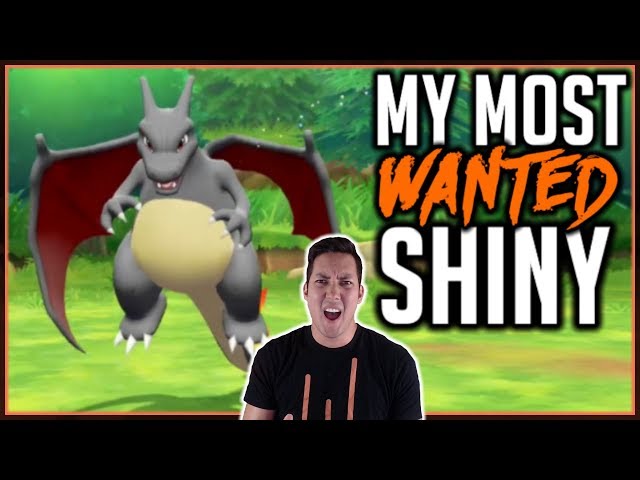 Pokemon Let's Go Shiny Charizard 6IV-AV Trained