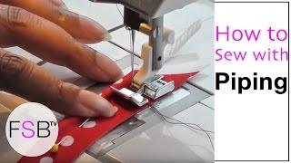 Sewing with Piping
