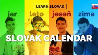Learn Slovak: Days, Months, Seasons in 13 minutes 🇸🇰 (Beginner Lesson) screenshot 3