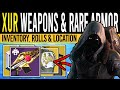 Destiny 2: XUR&#39;S GODLY LOOT &amp; 69 STAT ROLL! 15th September Xur Inventory | Exotic Glitch &amp; Location