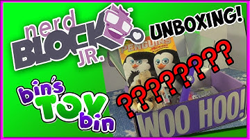 Nerd Block Jr. - November 2014 - Mystery Surprise Unboxing! by Bin