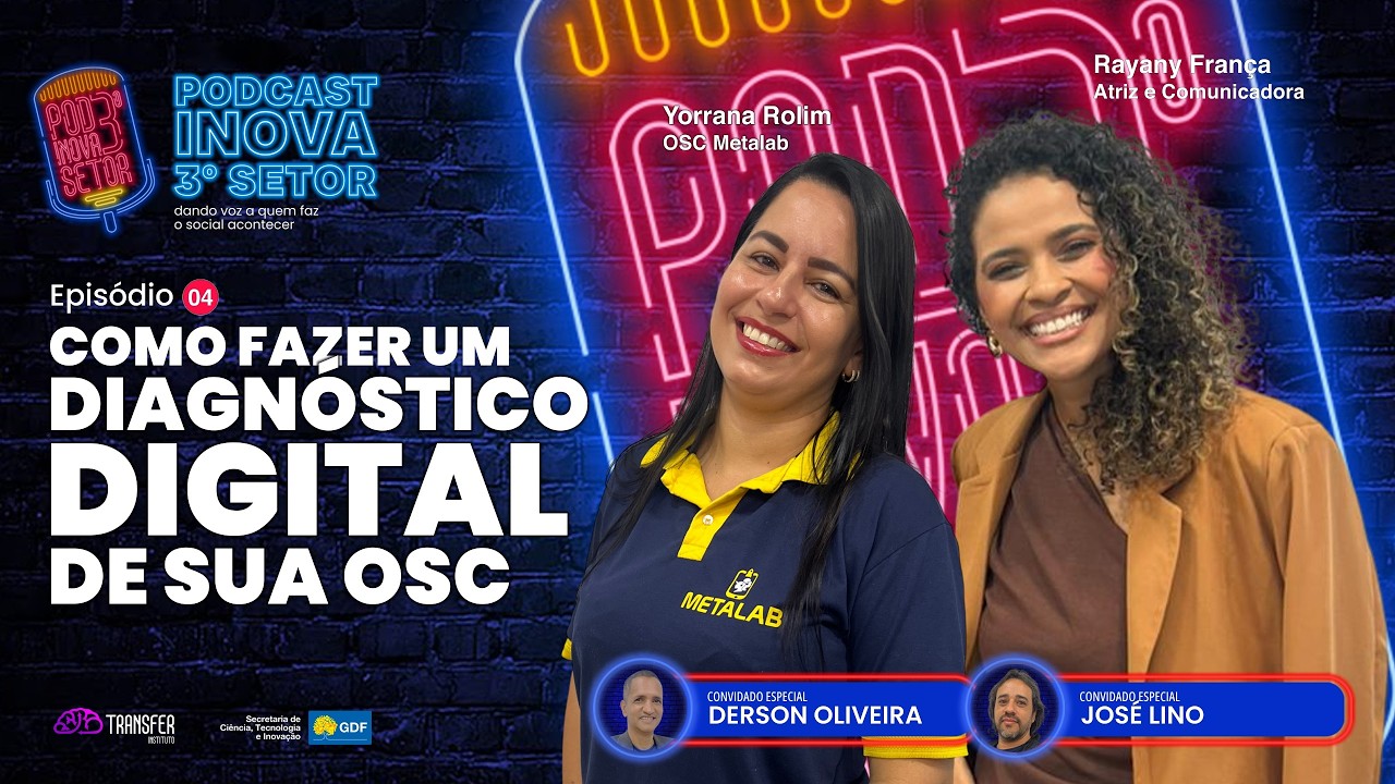 🎙️ Já está no ar o 4º episódio do Podcast Inova 3º Setor!