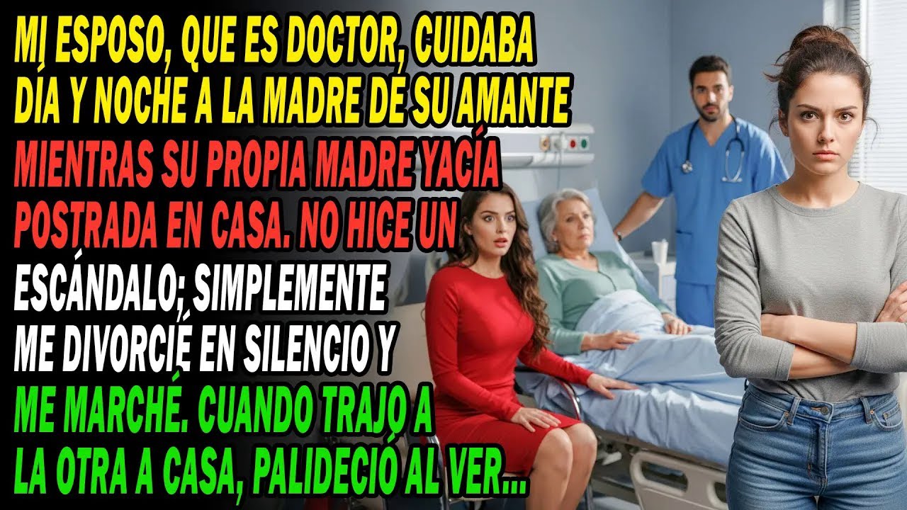 🧑‍⚕️Mi Esposo Doctor Cuidaba Día Y Noche A La Madre De Su Amante😡 En Silencio, Pedí El Divorcio Y...
